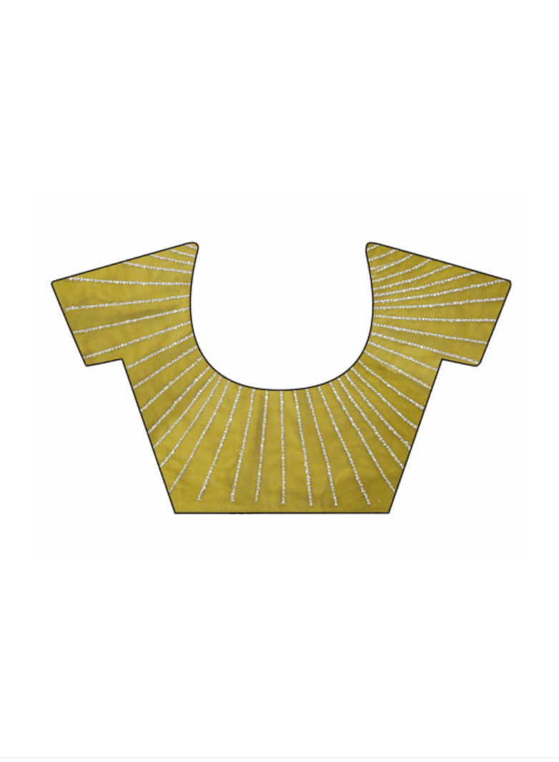 Saree PDP — flat blouse piece CAD